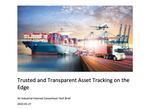 Trusted and Transparent Asset Tracking on the Edge