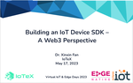 Building an IoT Device SDK - A Web3 Perspective
